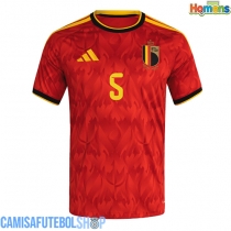 Camisa de time de futebol Bélgica Maxim De Cuyper #5 Replicas 1º Equipamento Mundo 2026 Manga Curta